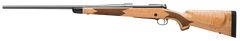 Winchester Model 70 Super Grade 264 Win Mag 26" 3+1 Bolt Action Rifle - AAA Maple Stock — view 2