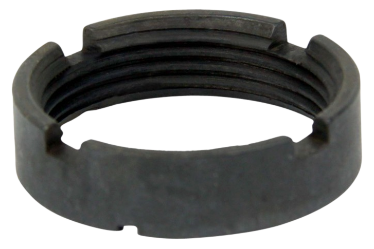 TacFire MAR039 Castle Nut Black Steel for AR-15 Buffer Tube — view 2
