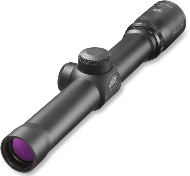 Burris Scout 2.75x20mm 1" Tube Heavy Plex Reticle Scope - Black Matte — view 2