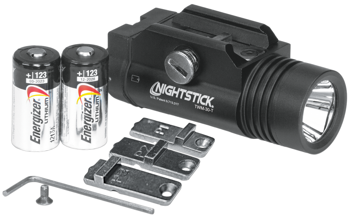 Bayco Nightstick TWM-30T Tactical Weapon-Mounted Light Turbo 1200 Lumens White LED Black Anodized — view 2