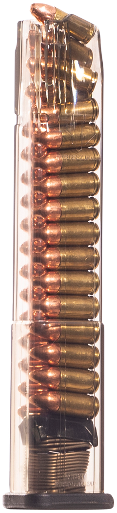 ETS Group SMKSW9MP30 9mm Luger 30rd Extended Pistol Magazine for S&W M&P - Smoke Polymer — view 2