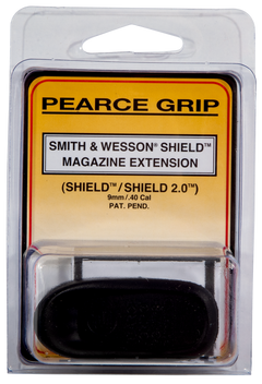 Pearce Grip PGMPS+ Magazine Extension S&W M&P Shield / M2.0 9mm Luger / 40 S&W Polymer Black — view 2
