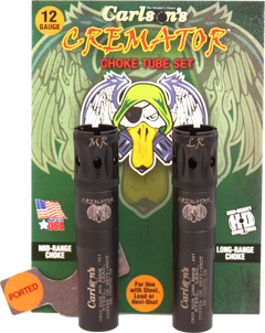 Carlsons Cremator Crio/Crio Plus 12 Gauge Mid/Long Range Ported 17-4 Stainless Steel Choke Tube - 2 Pack — view 2