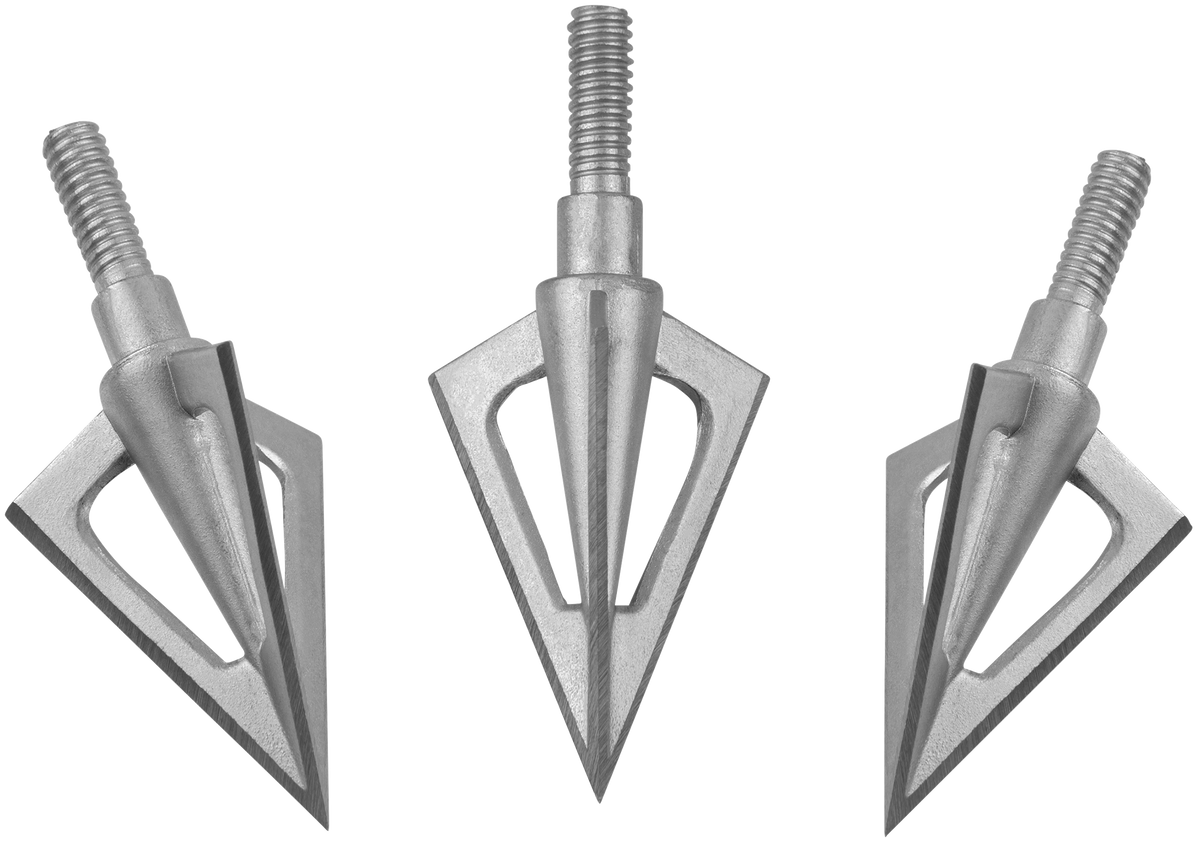 Allen Ion Fixed Blade Broadhead 100gr 1" Cut Gray 3-Pack — view 2