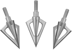 Allen Ion Fixed Blade Broadhead 100gr 1" Cut Gray 3-Pack — view 2