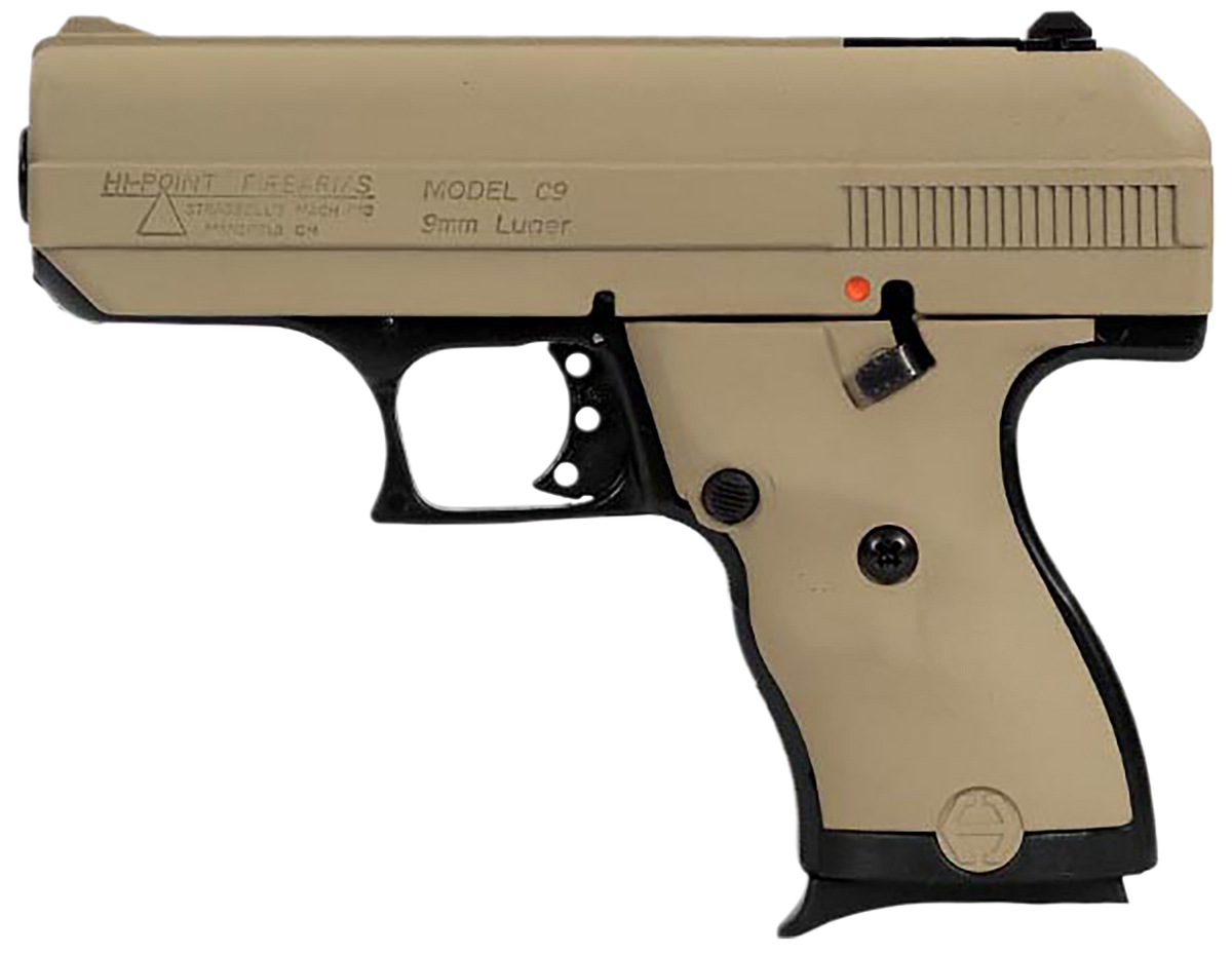 Hi-Point 916FDE C9 9mm Luger 3.5" 8+1 Semi-Auto Pistol - Flat Dark Earth — view 2