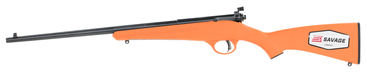 Savage Rascal Youth 22 LR 16.13" 1-Rd Bolt Action Rifle - Orange Stock — view 2