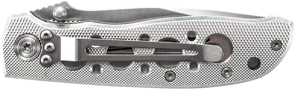 Smith & Wesson Knives Extreme Ops 3.22" Folding Drop Point Plain 7Cr15MoV SS Blade Aluminum Handle — view 2