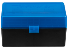 Berry's 50199 410 Ammo Box 270 Win, 30-06 Springfield 50rd Blue Lid w/Black Bottom — view 2