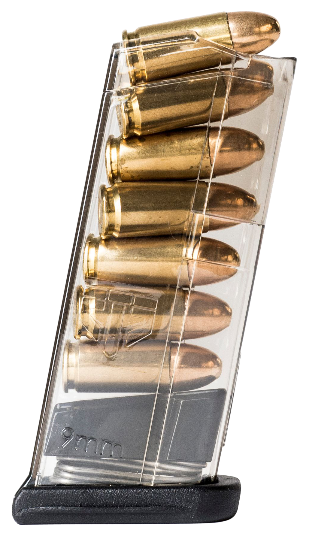 ETS Group SMK-GLK-43 9mm Luger 7-Rd Pistol Magazine for Glock 43 - Smoke Polymer — view 2