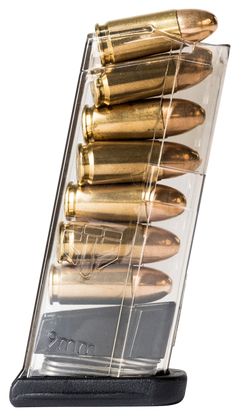 ETS Group SMK-GLK-43 9mm Luger 7-Rd Pistol Magazine for Glock 43 - Smoke Polymer — view 2