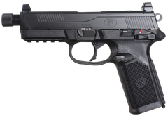 FN FNX-45 Tactical 45 ACP 5.3" Threaded Barrel 15+1 DA/SA Semi-Auto Pistol - Black — view 2