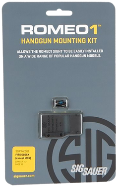 Sig Sauer Electro-Optics Romeo1 Mounting Kit - Black Steel - Fits Glock Non-MOS — view 2