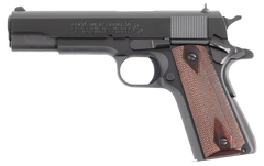 Colt Mfg Government Series 70 45 ACP 5" National Match 7+1 SAO Pistol - Blued — view 2