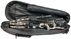 TenPoint HCA20119 Narrow Soft Case Black/Red - Water-Resistant Crossbow Case w/ Backpack Straps — view 2