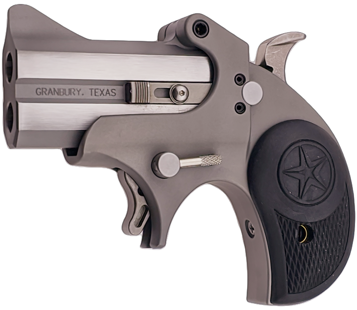 Bond Arms Rawhide 38 Special/357 Mag 2.5" 2-Rd Derringer - Rough Matte Stainless — view 2