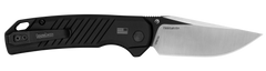 Kershaw Launch 23 3.30" Folding Trailing Point Plain Black Cerakote/Satin CPM-154 Aluminum Handle Automatic — view 2