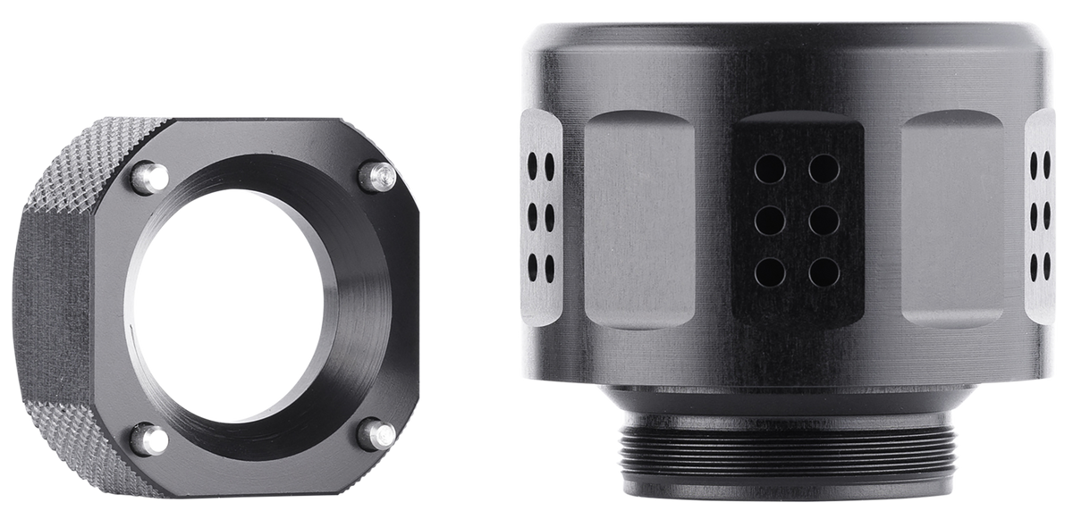 Dead Air DA442 Sandman E-Brake 30 Cal 4140 HT Alloy Steel Black Nitride Muzzle Brake — view 2