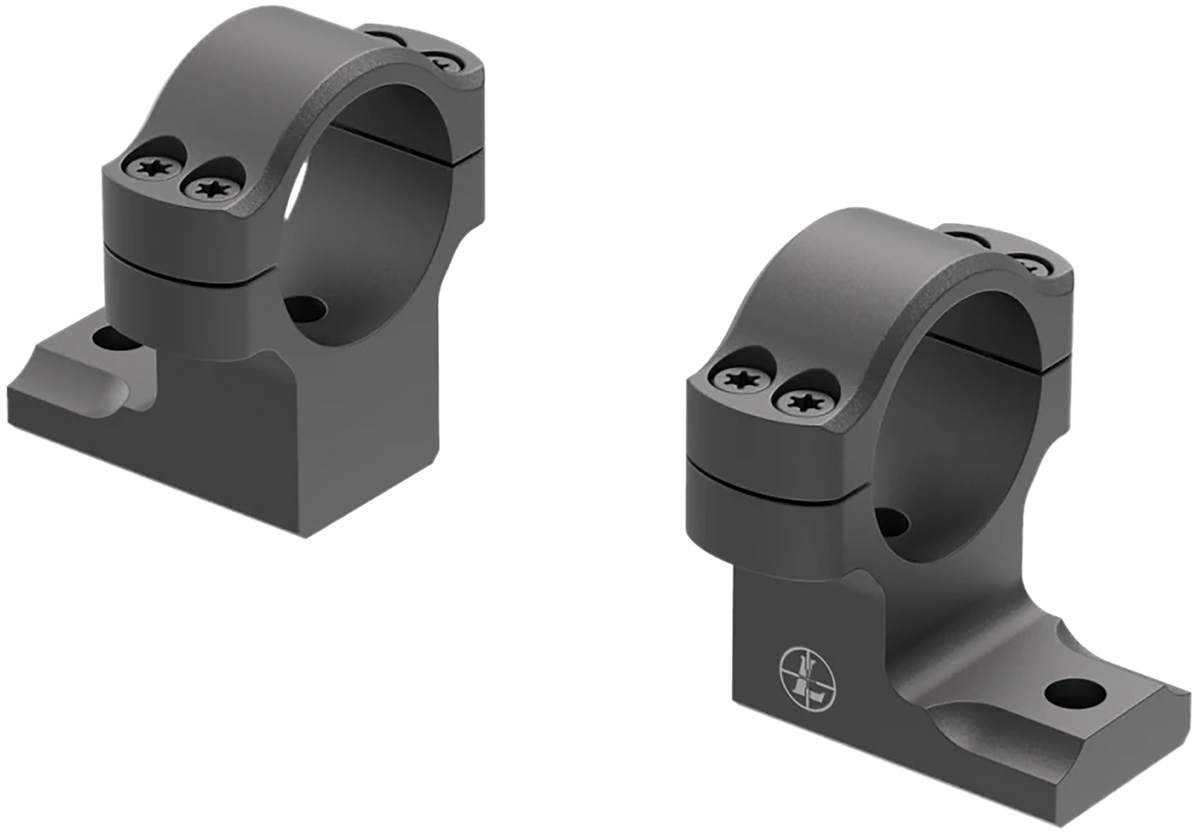 Leupold BackCountry Ring Mount 1" High Matte Black Aluminum - Tikka T3/T3X — view 2