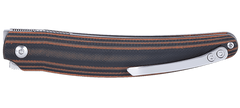 Columbia River CRKT 5930 Ancestor 3.60" Folding Tanto Plain Satin D2 Steel Black/Brown G10 — view 2