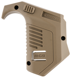 Recover Innovations MG9-02 Angled Mag Pouch Tan Polymer Picatinny Rail Mount for Glock — view 2