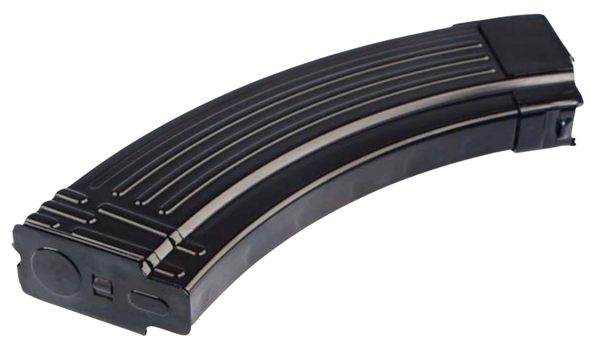 Global Ordnance AK-47 7.62x39mm 30rd Fully Ribbed Black Steel Magazine — view 2