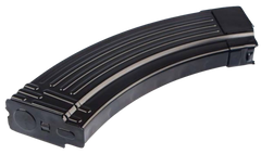 Global Ordnance AK-47 7.62x39mm 30rd Fully Ribbed Black Steel Magazine — view 2