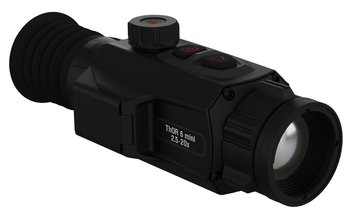 ATN Thor 6 Mini 2.5-20x Thermal Rifle Scope 384x288 12 Micron Black — view 2