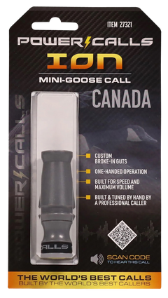 Power Calls Ion Open Call Canada Goose Call - Gray Polycarbonate/Acrylic — view 2