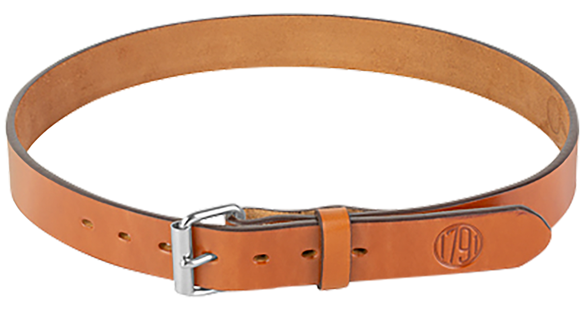 1791 Gunleather BLT-01 Gun Belt Classic Brown Leather 46/50 1.50" Buckle — view 2