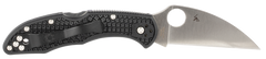 Spyderco Delica 4 Lightweight 2.87" Wharncliffe VG-10 FRN Black Folding Knife - Plain Edge — view 2