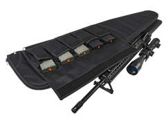 NcSTAR VISM Rifle Case 46" Black PVC Nylon Foam Padded — view 2