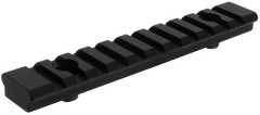 TacFire MAR105L M-LOK Picatinny Section Rail 5" 11-Slot Black Anodized — view 2