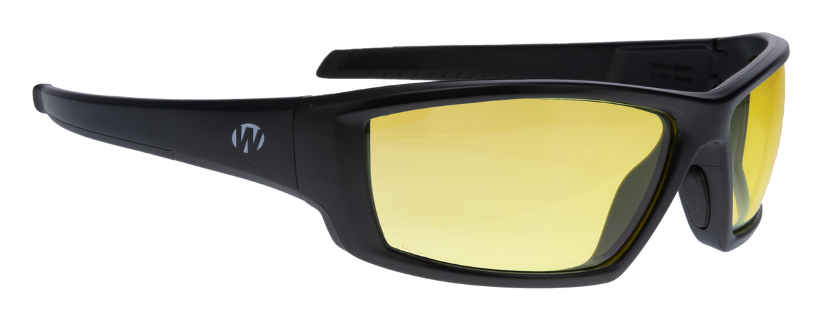 Walkers Game Ear IKON Vector Ballistic Eyewear Amber Lens Matte Black Frame — view 2