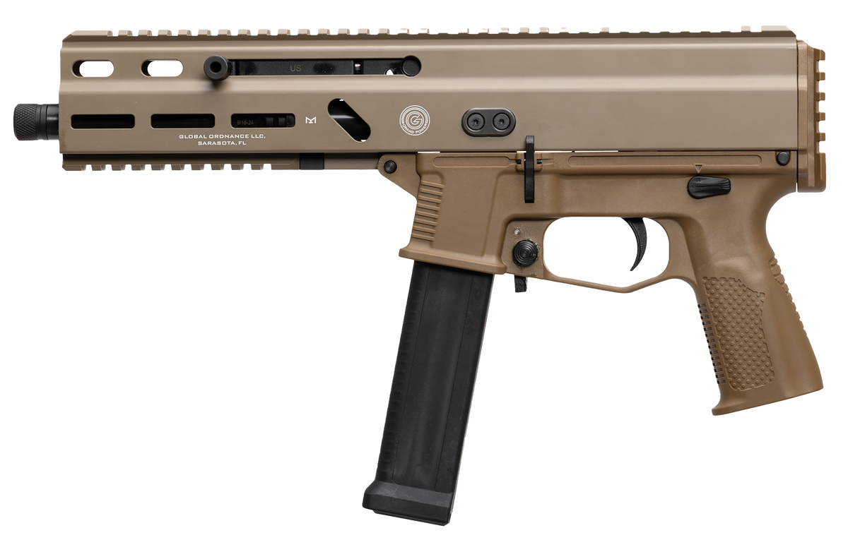Grand Power Stribog SP10A3 10mm Auto 8" 20+1 Semi-Auto Pistol - FDE — view 2