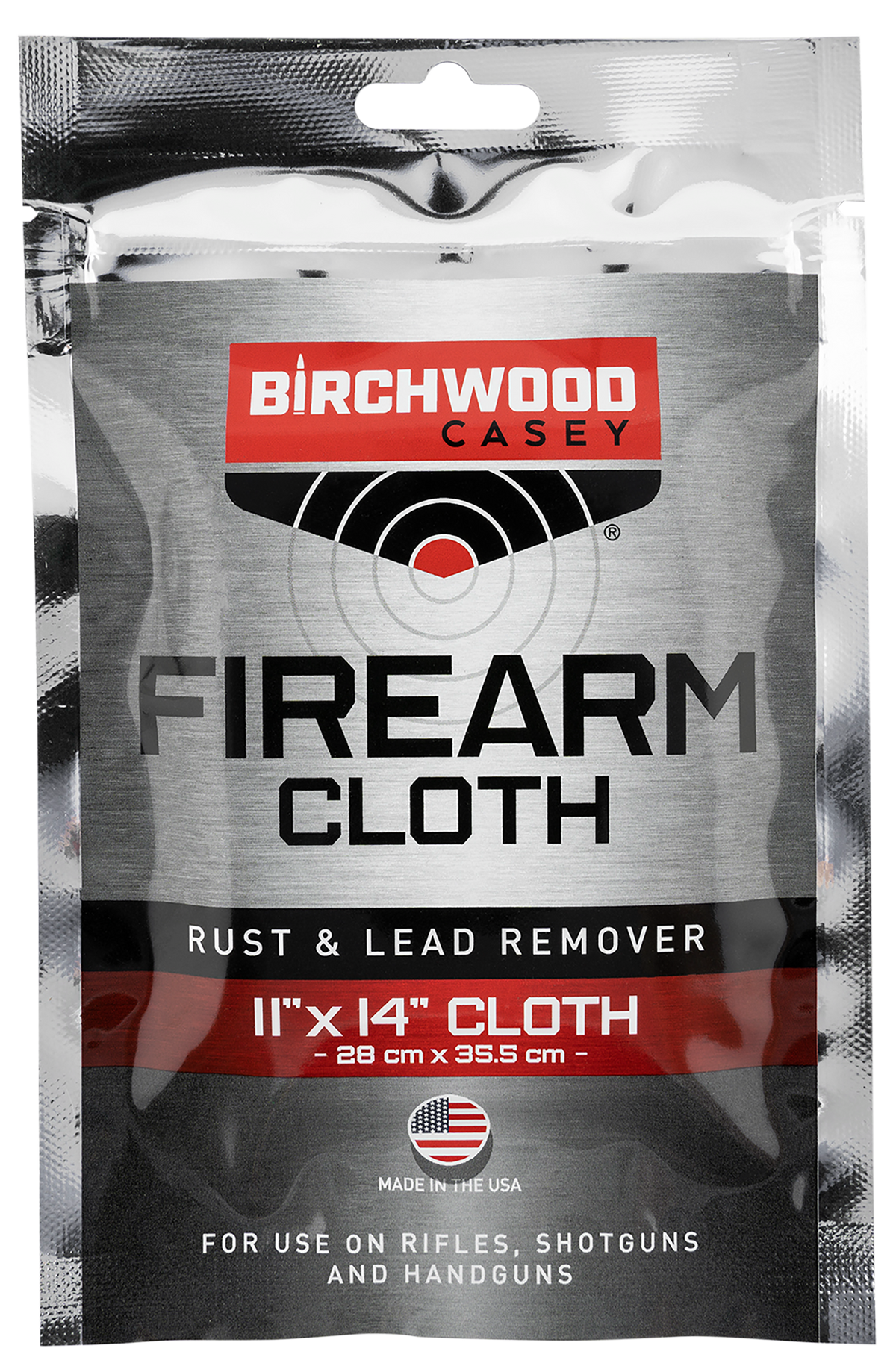 Birchwood Casey RLREM Rust & Lead Remover Treated Tan Cloth 11" x 14" — view 2