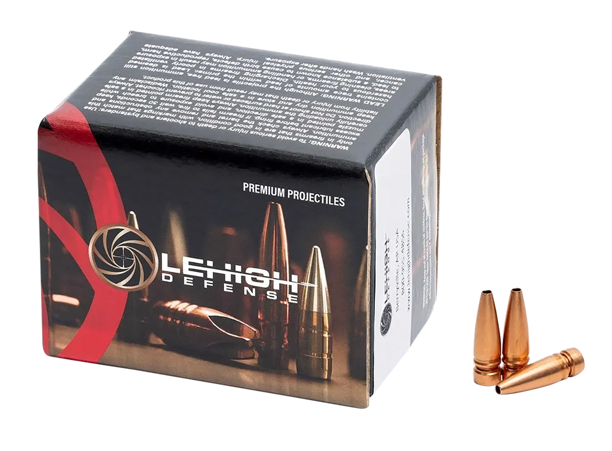 Lehigh Defense Controlled Chaos .300 Blackout .308 115gr Lead-Free Copper Bullets - 50/Box — view 2