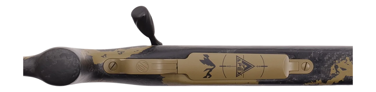 Weatherby Mark V Apex 25 Creedmoor 22" 4+1 Bolt-Action Rifle - Coyote Tan/Graphite Black Cerakote — view 2