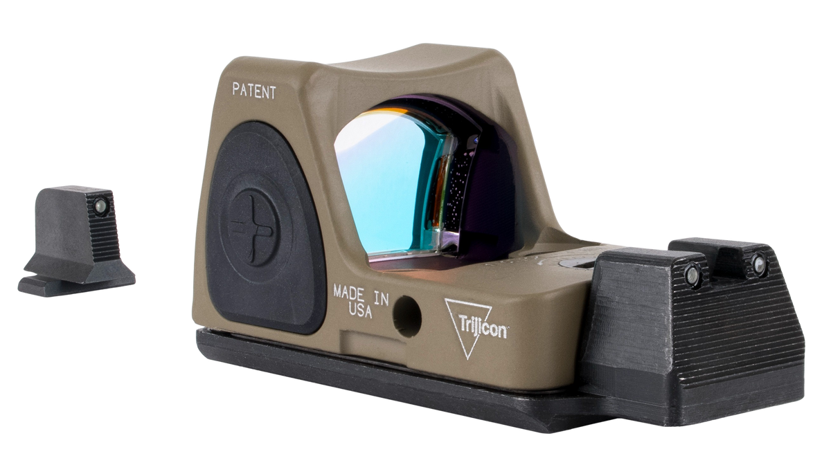 Trijicon RMR Dual Defense Kit 1x 3.25 MOA Red Dot Sight - Cerakote Black/FDE - Fits Sig Sauer M17/18 — view 2