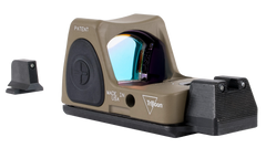 Trijicon RMR Dual Defense Kit 1x 3.25 MOA Red Dot Sight - Cerakote Black/FDE - Fits Sig Sauer M17/18 — view 2