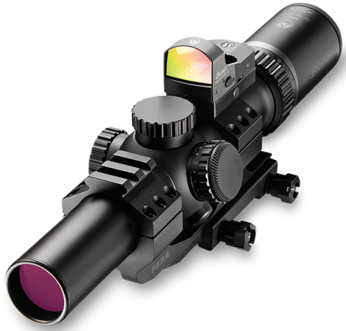 Burris RT-6 Tactical Kit 1-6x24mm 30mm Tube Illuminated Ballistic 5X Riflescope - FastFire 3 & P.E.P.R. Mount — view 2