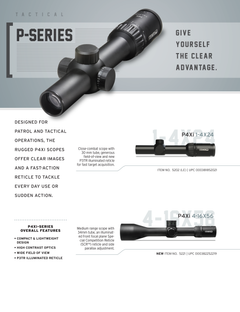Steiner P4Xi 1-4x24mm 30mm Tube Illuminated P3TR Reticle Riflescope — view 2