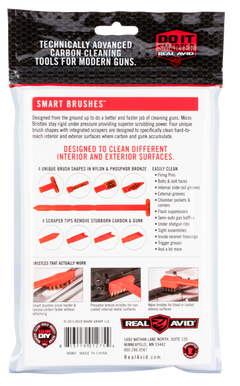 Real Avid Smart Brush Multi-Caliber 5.50" 8-Pack Bronze/Nylon Bristle Gun Cleaning Brushes — view 2