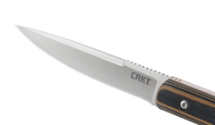 Columbia River Biwa 3.02" Fixed Drop Point Plain 8Cr13MoV Brown/Black G10 - 2382C — view 2