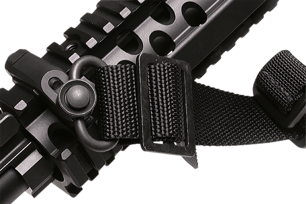 Wilson Combat TRQDBSS Heavy Duty QD Sling Swivel 1.25" Push Button Black Phosphate Steel — view 2