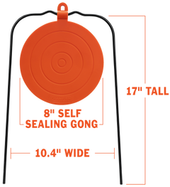 Champion Targets 40867 Gong Centerfire Hanging 8" Self-Healing Metal Target — view 2