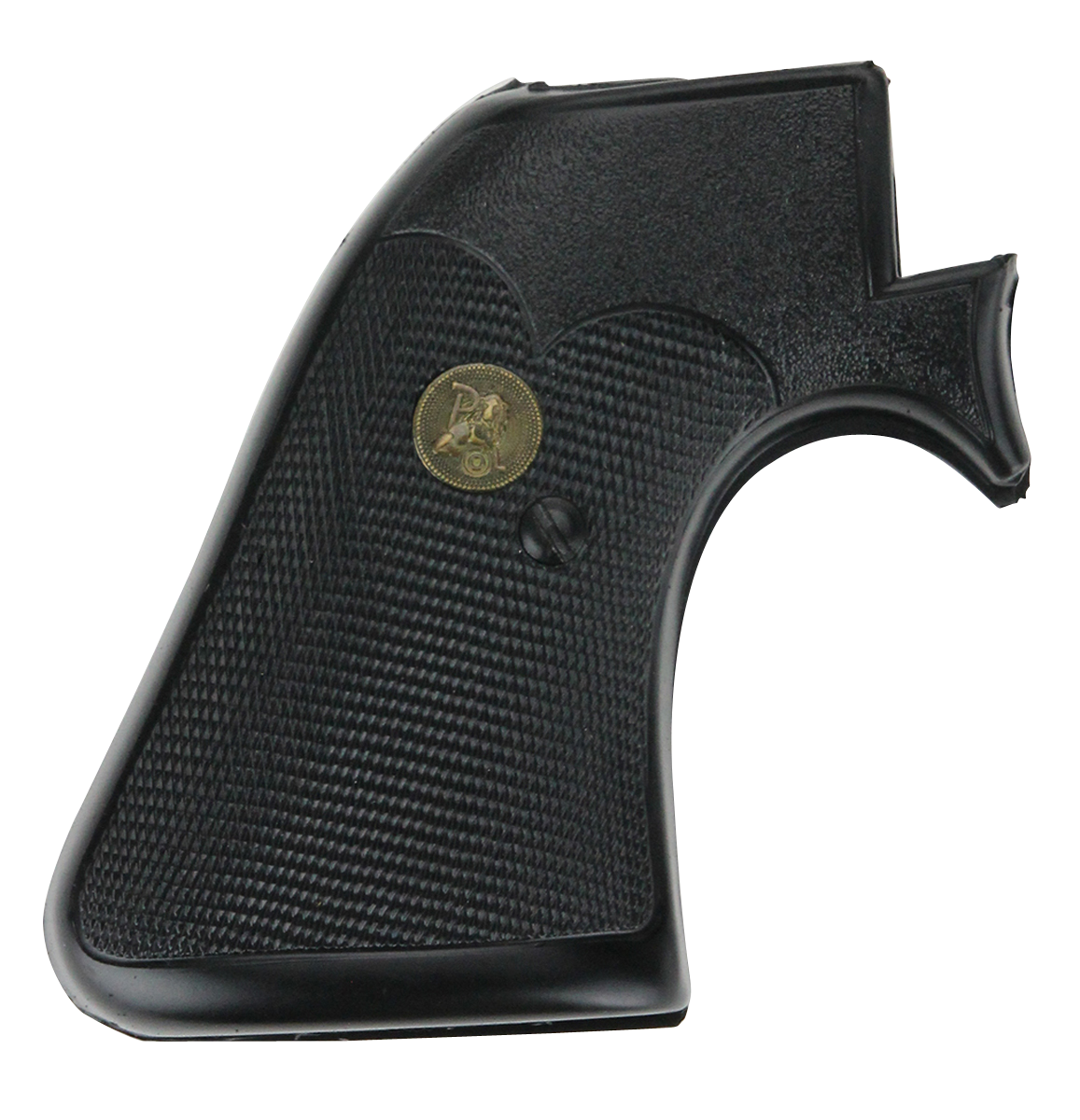 Pachmayr Presentation Grip Checkered Black Rubber for Ruger Super Blackhawk with Square Trigger Guard — view 2