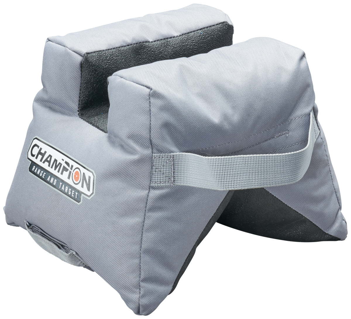 Champion Targets Front Shooting Bag Gray/Black Synthetic — view 2