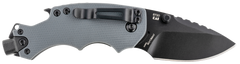 Kershaw Shuffle DIY 2.4" Folding Drop Point Plain 8Cr13MoV SS Knife - Black Oxide Gray GFN — view 2
