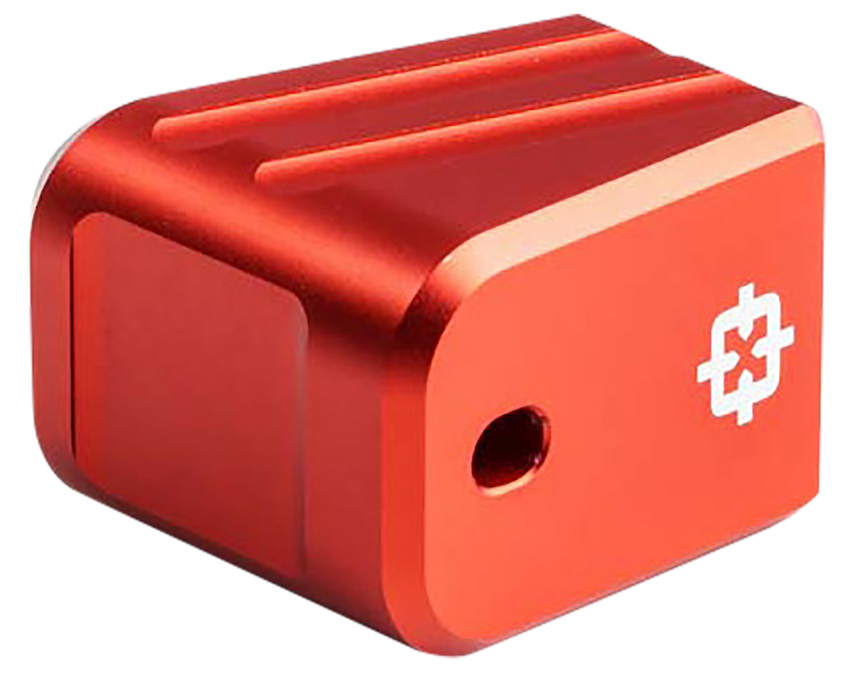 Cross Armory CRG+0MEG19RD +0 Magazine Extension Fits Glock 19/23/32 Gen 1-5 Red Aluminum — view 2